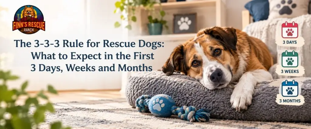 The 3-3-3 Rule for Rescue Dogs: What to Expect in the First 3 Days, Weeks and Months